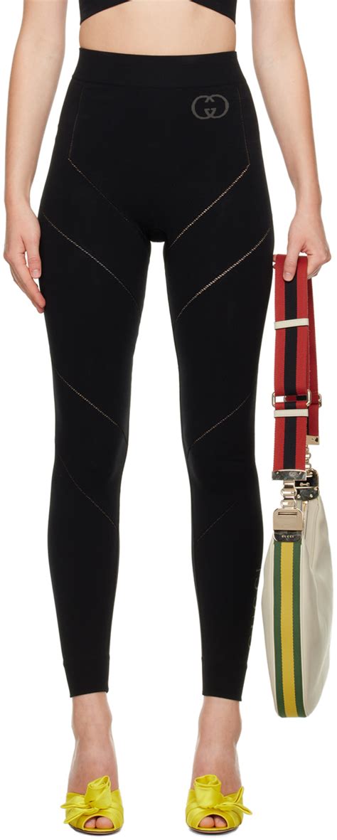 gucci black leggings|Gucci leggings for women.